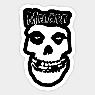 Malort Misfit Crimson Ghost Sticker